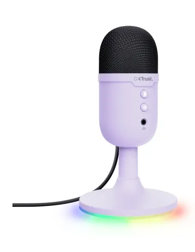 Trust GXT 234P Yunix Púrpura Micrófono de superficie para mesa