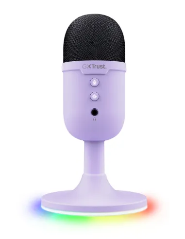 Trust GXT 234P Yunix Púrpura Micrófono de superficie para mesa