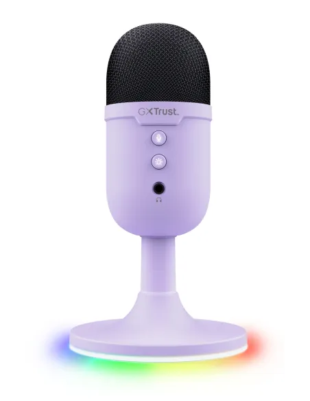 Trust GXT 234P Yunix Púrpura Micrófono de superficie para mesa Trust GXT 234P Yunix Púrpura Micrófono de superficie para mesa