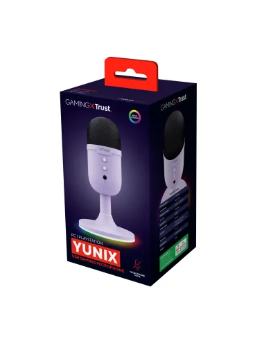Trust GXT 234P Yunix Púrpura Micrófono de superficie para mesa