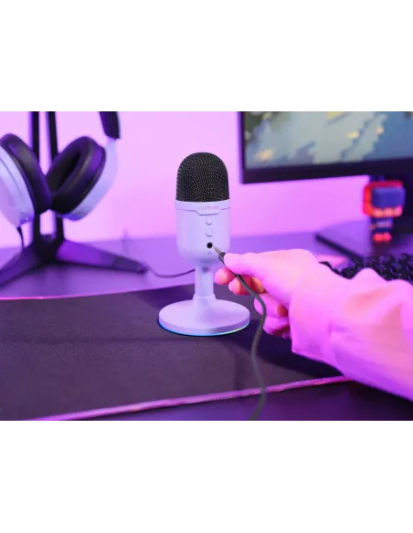 Trust GXT 234P Yunix Púrpura Micrófono de superficie para mesa Trust GXT 234P Yunix Púrpura Micrófono de superficie para mesa