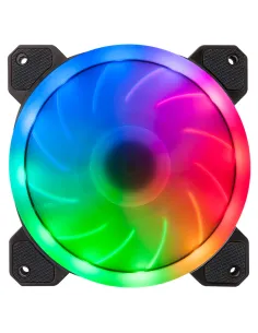 Hiditec N5-ARGB Carcasa del ordenador Ventilador 12 cm Negro 2