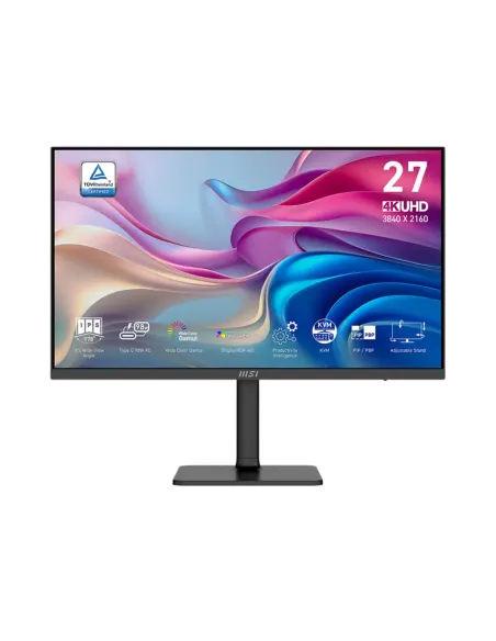 MSI Modern MD272UPHG pantalla para PC 68,6 cm (27") 3840 x 2160 Pixeles 4K Ultra HD Negro MSI Modern MD272UPHG pantalla para PC 68,6 cm (27") 3840 x 2160 Pixeles 4K Ultra HD Negro