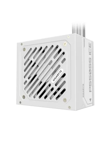 GIGABYTE P550SS ICE Fuente de Alimentación - PCIe 5.0, 80 PLUS Silver, Ventilador de 120 mm, Compatible con ATX 3.0, Enchufe EU