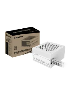 GIGABYTE P650SS ICE Fuente de Alimentación - PCIe 5.0, 80 PLUS Silver, Ventilador de 120 mm, Compatible con ATX 3.0, Enchufe EU