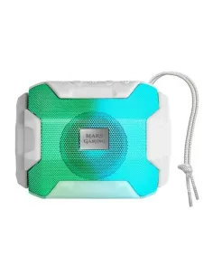 Mars Gaming MSBAXW, Altavoz Bluetooth 5.0 Compacto Blanco