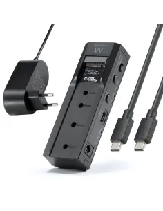 Ewent EW7065 caja para disco duro externo Carcasa de disco duro SSD Negro 2.5 3.5"