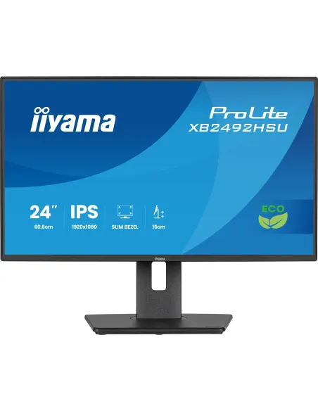 iiyama ProLite XB2492HSU-B1 pantalla para PC 61 cm (24") 1080 x 1920 Pixeles Quad HD LED Negro