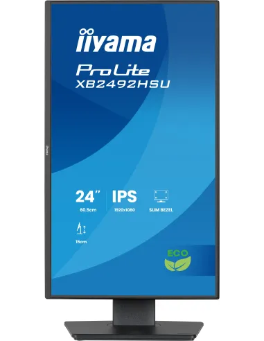 iiyama ProLite XB2492HSU-B1 pantalla para PC 61 cm (24") 1080 x 1920 Pixeles Quad HD LED Negro