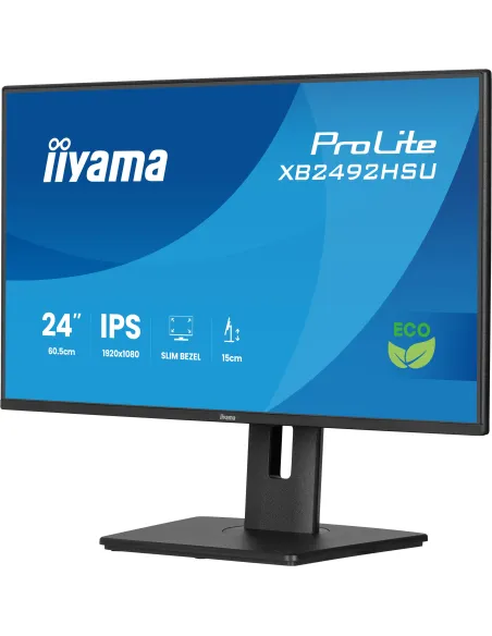 iiyama ProLite XB2492HSU-B1 pantalla para PC 61 cm (24") 1080 x 1920 Pixeles Quad HD LED Negro