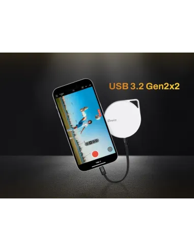 Biwin PM2000 1 TB USB Tipo C USB 3.2 Gen 2x2 Negro