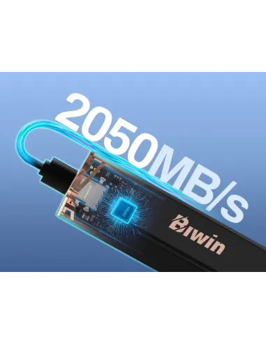 Biwin PD2000 1 TB USB Tipo C USB 3.2 Gen 2x2 Negro