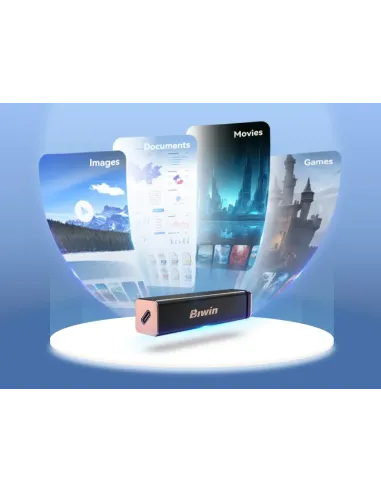 Biwin PD2000 1 TB USB Tipo C USB 3.2 Gen 2x2 Púrpura