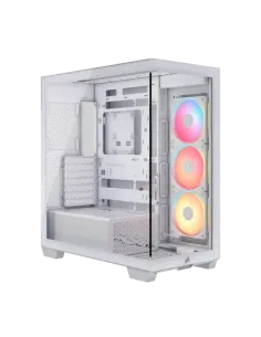Corsair Midi Tower 3500X LXR LINK TG Blanco