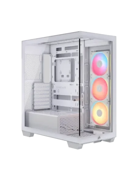 Corsair Midi Tower 3500X LXR LINK TG Blanco
