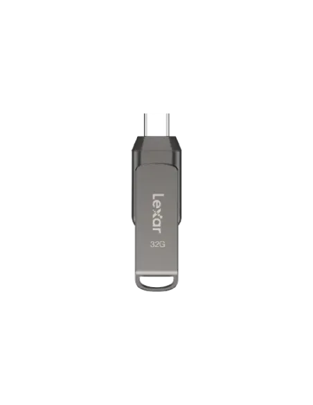 Lexar JumpDrive LJDD400032G-BNQNG unidad flash USB 32 GB USB Tipo C 3.2 Gen 1 (3.1 Gen 1) Gris