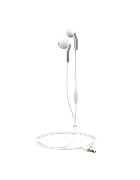 Auriculares muvit meu 3.5 mm blanco