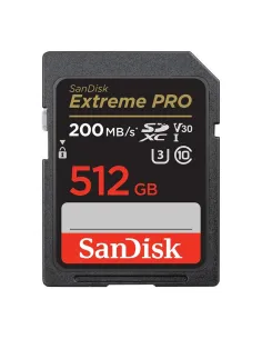 Tarjeta memoria secure digital sdxc 512gb sandisk extreme pro clase 10 uhs - i u3