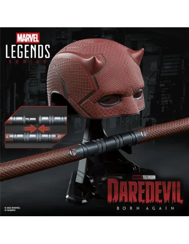 Máscara premium role play hasbro marvel legends series daredevil born again