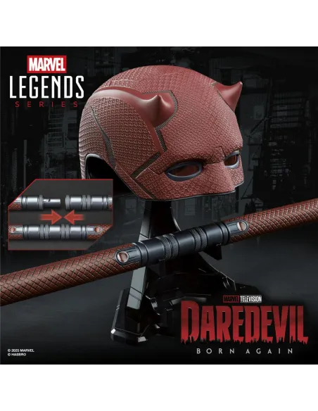 Máscara premium role play hasbro marvel legends series daredevil born again