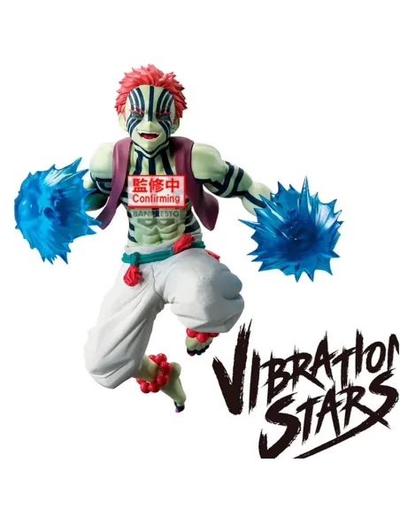 Figura banpresto demon slayer kimetsu no yaiba vibration stars plus akaza 16cm