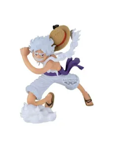 Figura banpresto one piece grandista nero monkey. d. luffy gear 5 ii 22cm