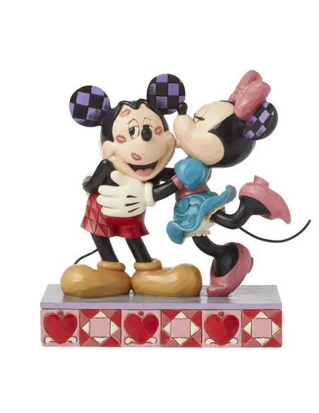 Figura enesco disney mickey & minnie love