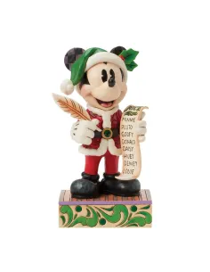 Figura enesco disney papá noel mickey