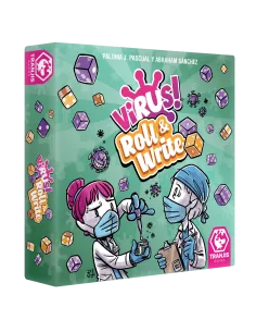 Juego de mesa virus! roll & write