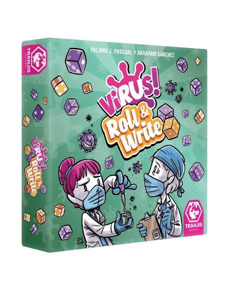 Juego de mesa virus! roll & write