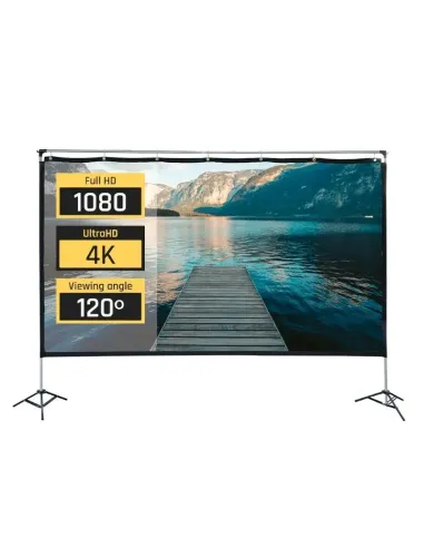 iggual Pantalla exterior portable 100" 221x124 cm