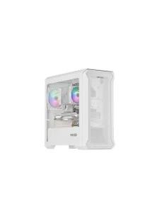GENESIS Irid 503 Mini Tower Transparente, Blanco