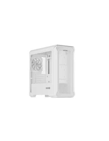 GENESIS Irid 503 Mini Tower Transparente, Blanco