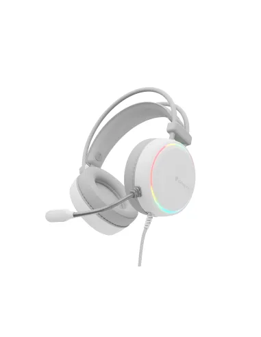 GENESIS Neon 613 Auriculares Alámbrico Diadema Juego USB tipo A Blanco