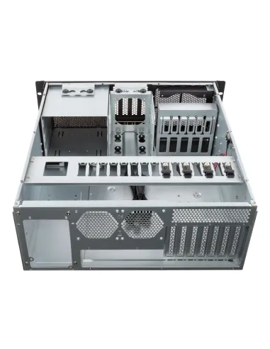 UNYKAch 4U 19″ UK 4329 USB Type C Estante Negro, Plata