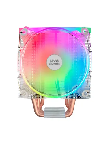 Mars Gaming Disipador CPU Triple ARGB, 6 Heatpipes HCT, TDP 220 W, 2 Ventiladores 12 cm, MCPU66