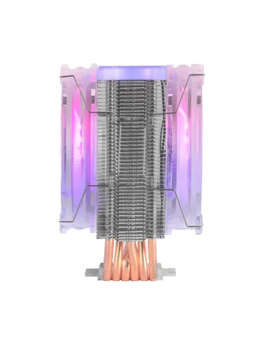 Mars Gaming Disipador CPU Triple ARGB, 6 Heatpipes HCT, TDP 220 W, 2 Ventiladores 12 cm, MCPU66