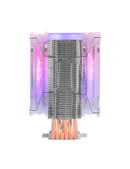 Mars Gaming Disipador CPU Triple ARGB, 6 Heatpipes HCT, TDP 220 W, 2 Ventiladores 12 cm, MCPU66