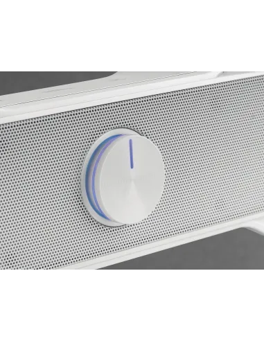 Mars Gaming MSBXW Blanco, Barra de Sonido RGB, Bluethooth 5.0+Jack 3.5, Sonido DSP 10W