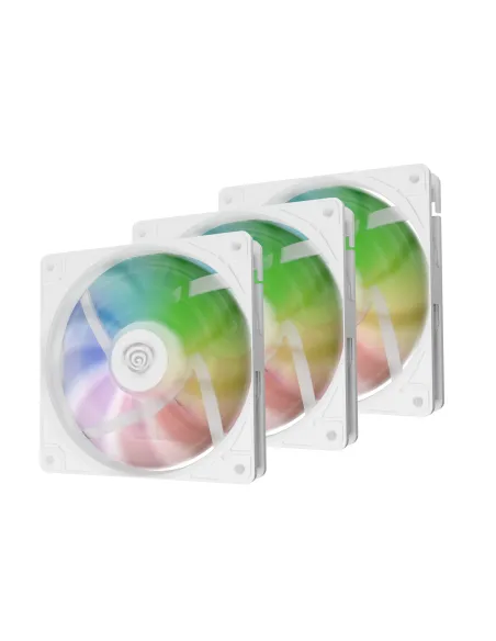 GENESIS Oxal 120 ARGB Carcasa del ordenador Ventilador 12 cm Blanco