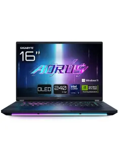 GIGABYTE AORUS MASTER 16 BYHC5PTE64SP ordenador portatil Intel Core Ultra 9 275HX Portátil 40,6 cm (16") WQXGA 32 GB DDR5-SDRAM