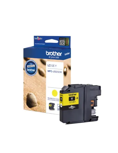 Brother LC12EY cartucho de tinta 1 pieza(s) Original Amarillo