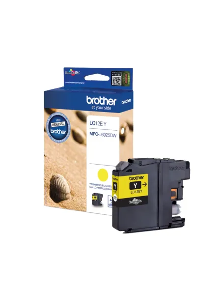 Brother LC12EY cartucho de tinta 1 pieza(s) Original Amarillo