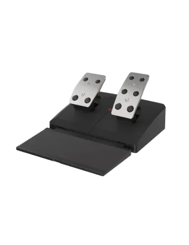 GENESIS Seaborg 400 Negro, Plata USB Volante + Pedales Nintendo Switch, PC, PlayStation 4, Playstation 3, Xbox 360, Xbox One,