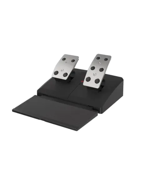 GENESIS Seaborg 400 Negro, Plata USB Volante + Pedales Nintendo Switch, PC, PlayStation 4, Playstation 3, Xbox 360, Xbox One,