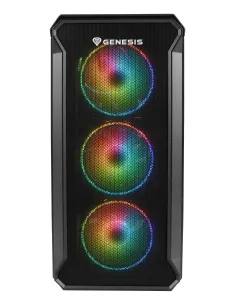 GENESIS Irid 503 ARGB Micro Torre Negro, Transparente