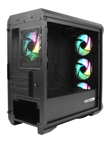 GENESIS Irid 503 ARGB Micro Torre Negro, Transparente