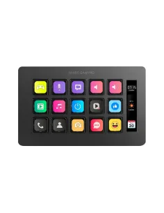 Mars Gaming MSD-ONE, Control Deck Slim, 15 Teclas LCD Personalizables, Pantalla LCD Ampliada, Software de Control y Plug-ins, 2