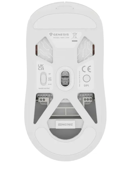 GENESIS NMG-2194 ratón Juego Ambidextro Bluetooth + USB Type-C Óptico 26000 DPI