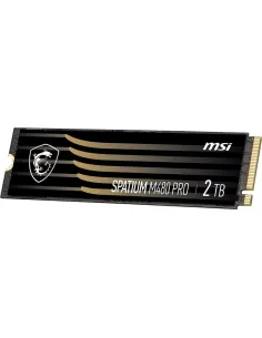 MSI Spatium M480 PRO PCIE 4.0 NVME M.2 2TB unidad de estado sólido PCI Express 4.0 3D NAND